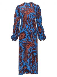 Indus Valley Printed Silk Dress at Saks Fifth Avenue